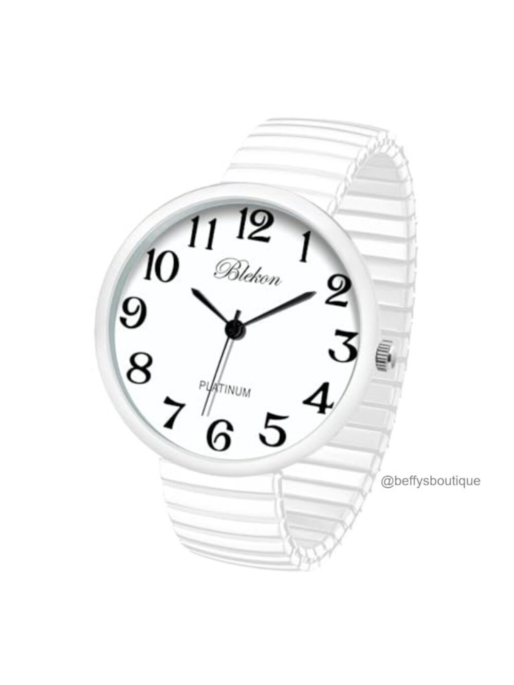 Blekon New Super Large Face Stretch Band Quartz Watch Japanese Movement